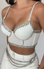 Caro white bustier