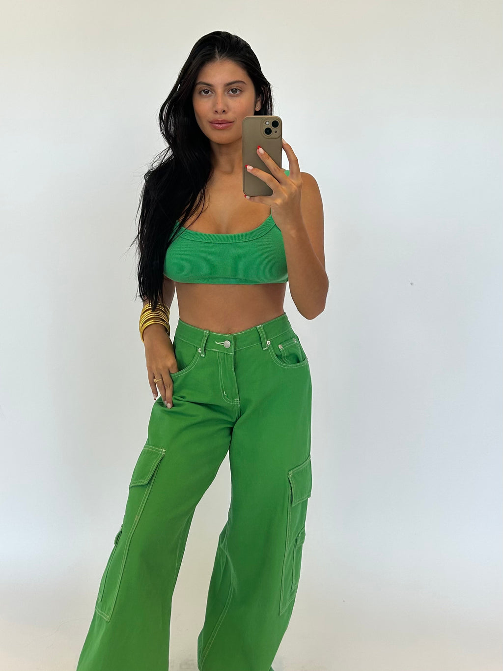 Emerald bra top