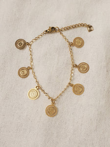 POS - Coin Mandala Charms Bracelet