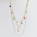 POS - Monstera Leaf Necklace-Lucky Love Boutique