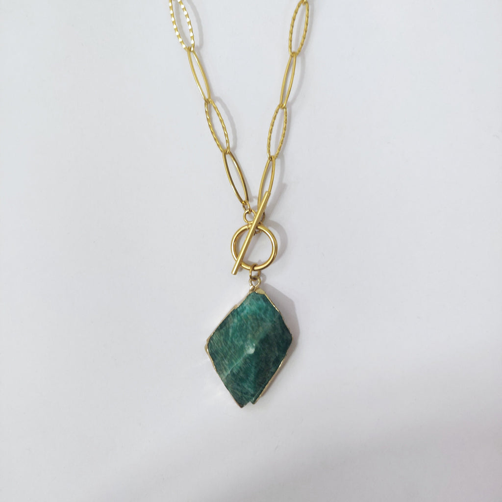 POS - Semi-Precious Bulky Chain Necklace