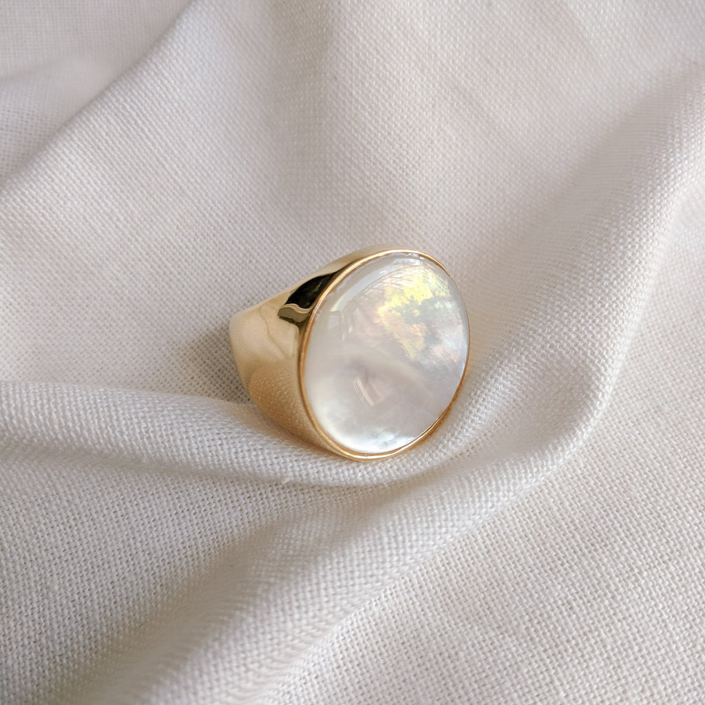 POS - Madre Perla Circle Ring