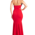 Red Sweetheart mermaid dress