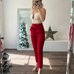 Clio red pants